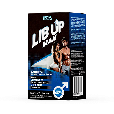 Lib Up Man - Suplemento Alimentar em Cápsulas