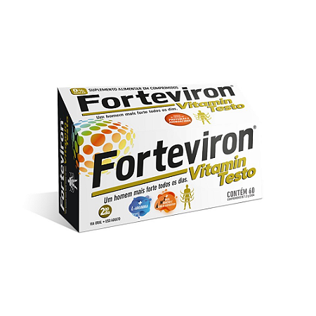Forteviron Vitamin Testo - Suplemento Alimentar para Homens / 60 comprimidos