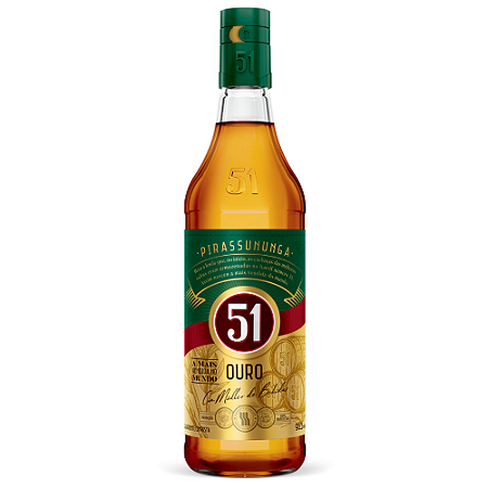 Cachaça toque 51 Ouro 965 ml Boa Ídeia