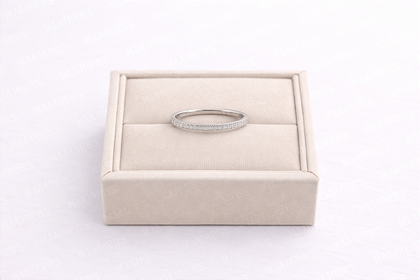 Anel Cravejado Zircônia - Prata 925