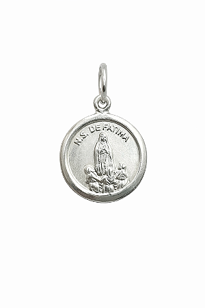 Pingente N. Senhora De Fátima - Prata 925