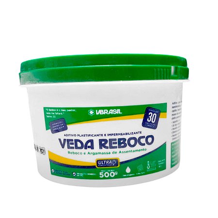 Aditivo para Reboco Veda Reboco 500g Impermeabilizante