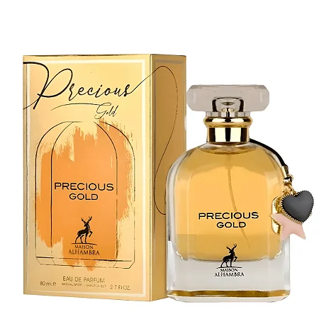 Perfume Maison Alhambra Precious Gold EDP Feminino 80ml árabe original