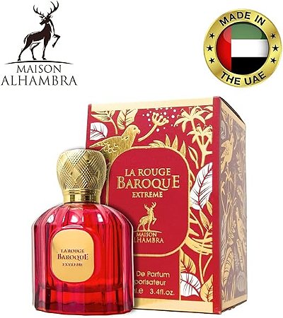 Perfume Feminino Maison Alhambra Baroque Rouge Extrait Eau de Parfum 100ml