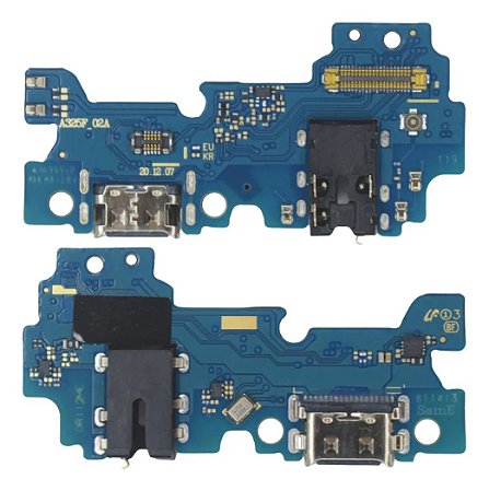 Placa Conector de Carga Compatível Galaxy A32 4G A325 Turbo USB Microfone