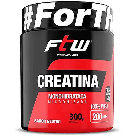 Creatina 100% Pura Monohidratada (300g) FTW