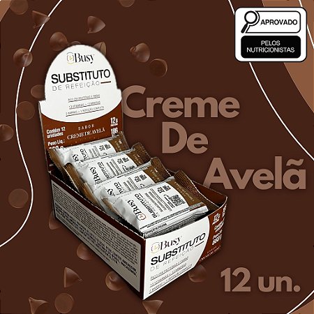 Substituto de Refeição (12un.) Busy - Creme de Avelã