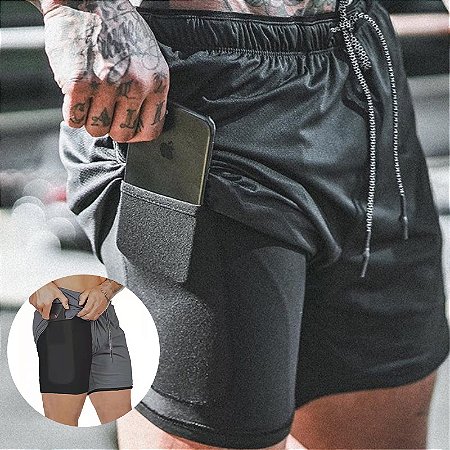 Shorts de Compressão c/ Bolso