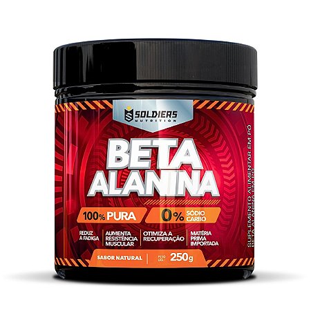 Beta Alanina  - 100% Pura (250g) Soldiers Nutrition