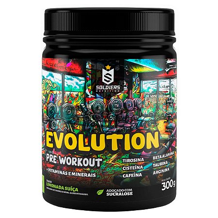 Pré Treino Evolution (300g) Soldiers Nutrition