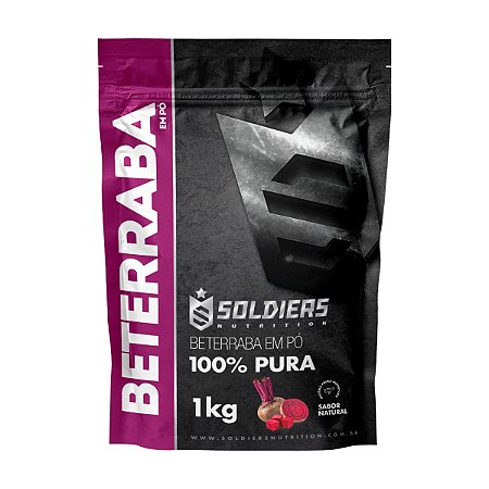 Beterraba Em Pó - 100% Pura (1kg) Soldiers Nutrition