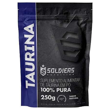 L-Taurina - 100% Pura (250g) Soldiers Nutrition