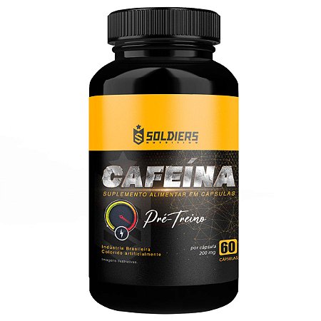 Cafeína (60 Caps) Soldiers Nutrition