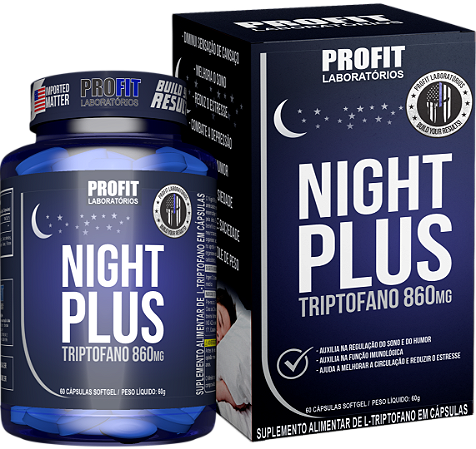 Tritopfano - Night Plus 860mg (60 Cáps.) Profit Labs