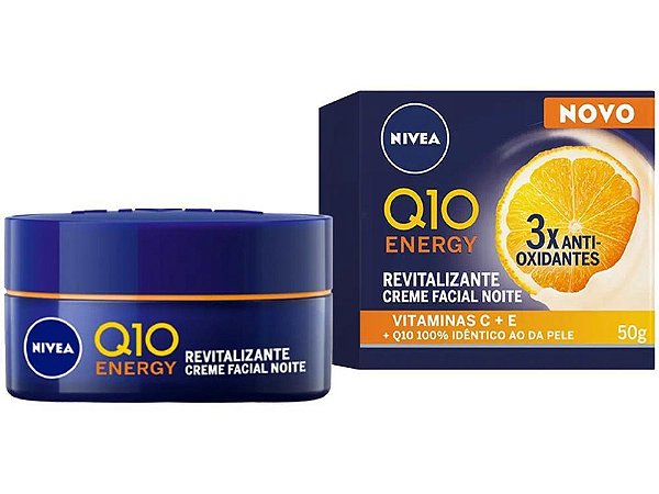 Q10 Energy Creme Antissinais Facial Noturno - Nivea