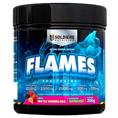 Pré-Treino Flames (200g) Soldiers Nutrition