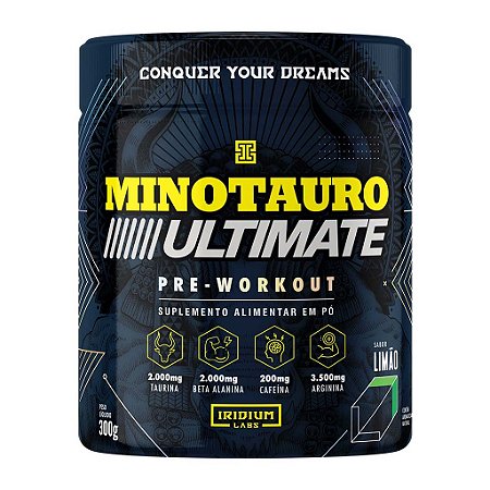 Pré Treino Minotauro Ultimate (300g) Iridium Labs