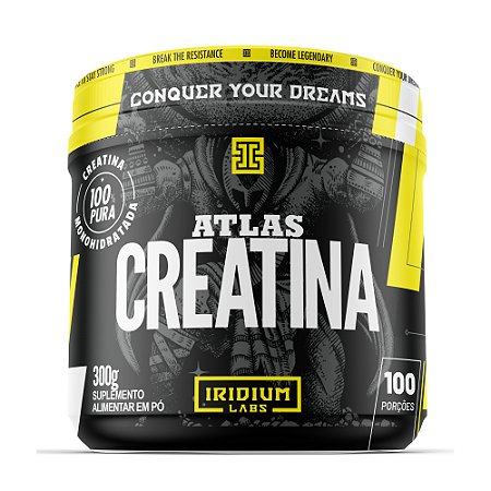 Creatina Atlas 100% Pura (300g) Iridium Labs