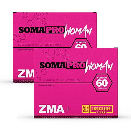 2x Soma Pro Mulher ZMA® Pré Hormonal (60 Cáps. cada)