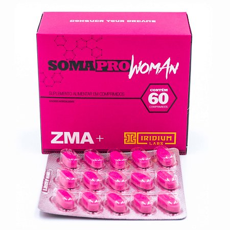 Soma Pro Woman ZMA Pré Hormonal (60 Cáps.) Iridium Labs