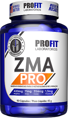 Zma Pro + Picolinato De Cromo (90 Cáps.) Profit Labs