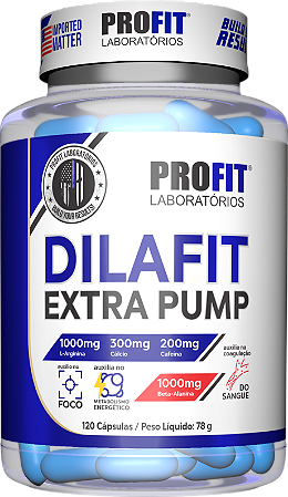 Vasodilatador Pré Treino Dilafit Extra Pump (120 Cáps) Profit Labs