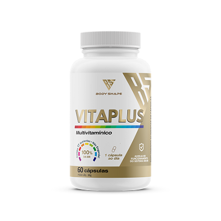 Multivitamínico Vitaplus 100% da IDR (60 Cáps.) Body Shape