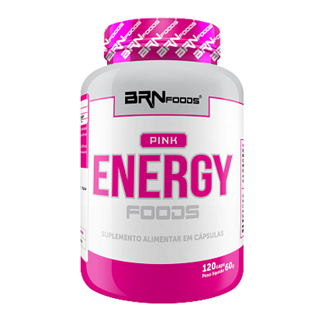 Termogênico Pink Energy (120 Cáps.) BRN FOODS