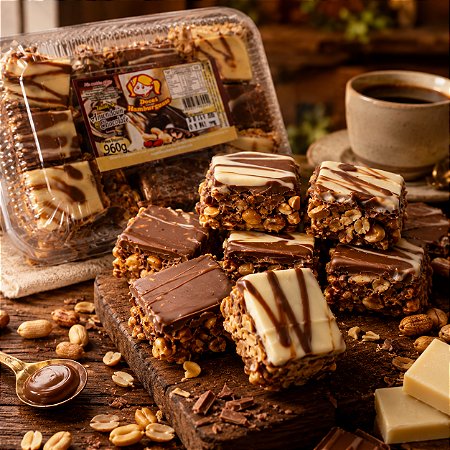 Amendoim e Chocolate | Doces Hamburguesa