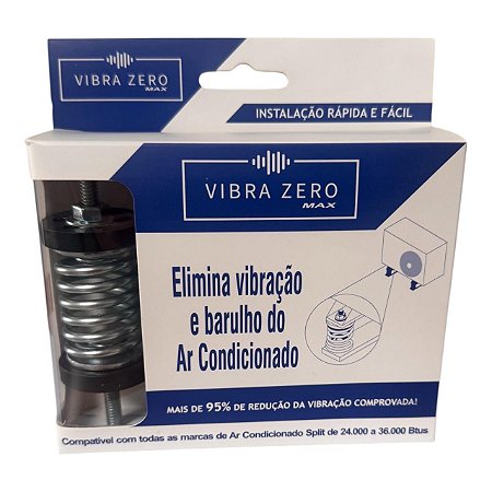 Vibra Zero MAX Amortecedor Anti Vibração Ar Condicionado de 24 a 36.000 BTUs