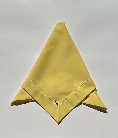 Guardanapo Ponto Ajour Amarelo Claro