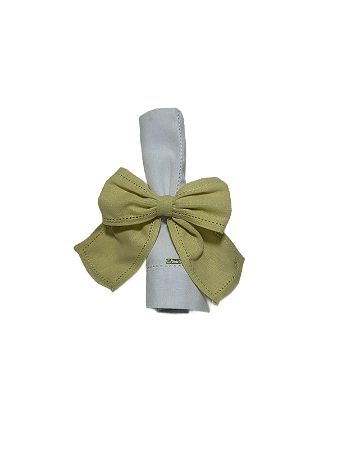 Argola para Guardanapo Laço Amarelo