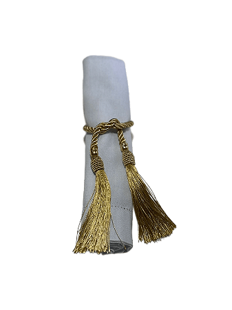 Argola para Guardanapo Corda Dourada