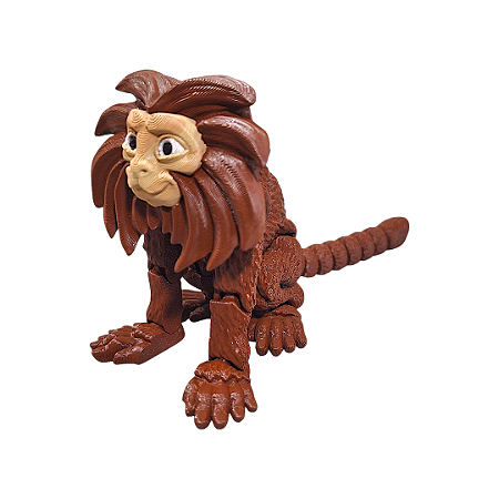 Boneco Action Figure Mico-leão-dourado 3D