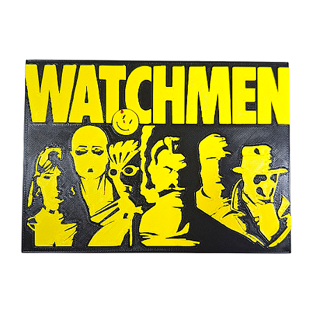 Placa Decorativa 3D Watchmen
