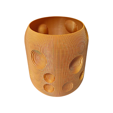 Vaso Decorativo Com Efeito Lua