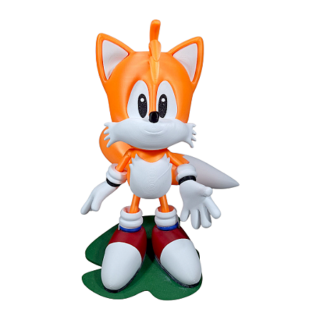 Boneco Action Figure 3D Tails (Sonic)