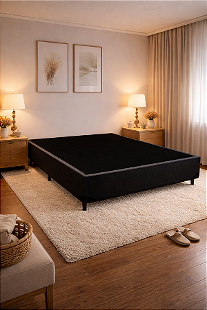 Base Box Casal reforçada 138x188x40