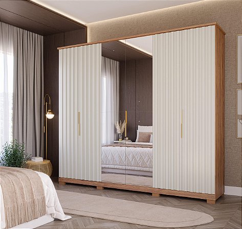 Guarda-Roupa Casal 6 Portas 6 Gavetas La Belle