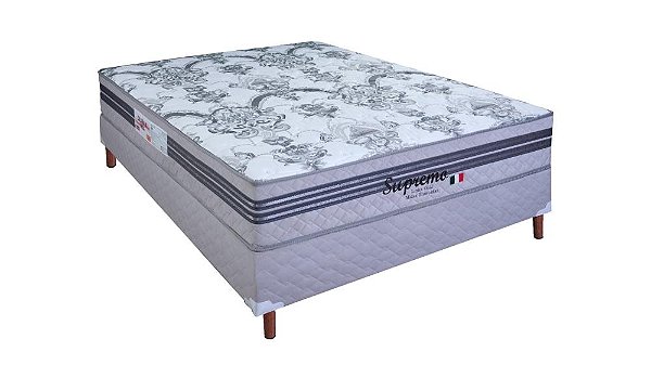 Colchão Casal Supremo Molas ensacadas - 138x188x25 Paropas