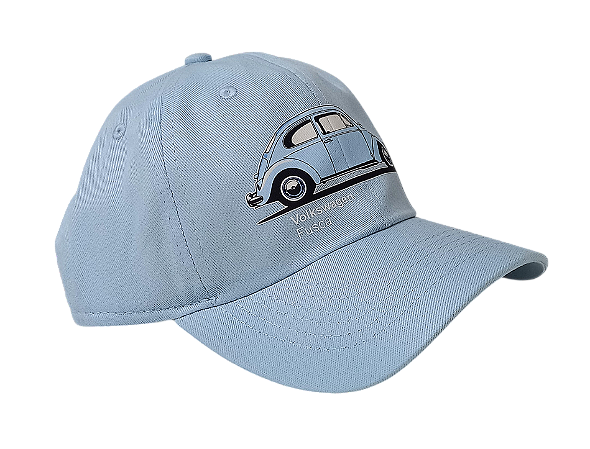 Boné Dad Hat Fusca Azul Claro Vintage Retro