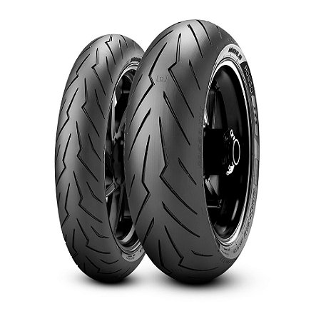 Pneu Pirelli 110/70r17 Diablo Rosso Iii (tl) 54h  (d)