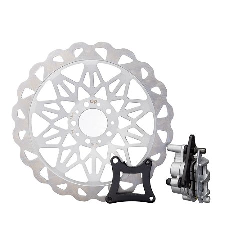 Disco C/ Caliper De Freio Dianteiro Gp7 Cg 150 09/15 320mm P