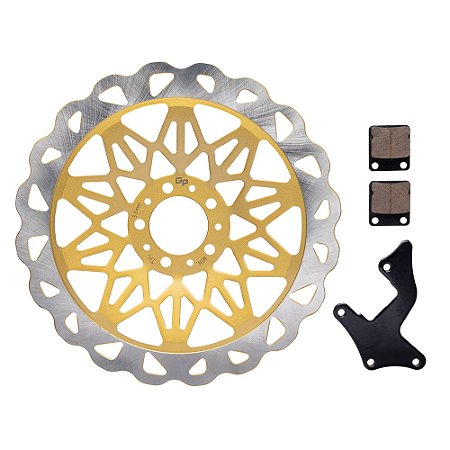 Disco C/ Pastilha Freio Diant. Gp7 Cg 150 04/08 320mm Doura