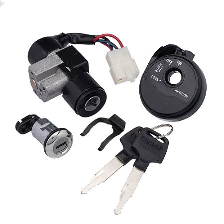 Chave Ignicao (kit Conjunto Travas) Condor Biz 110 I 16/17
