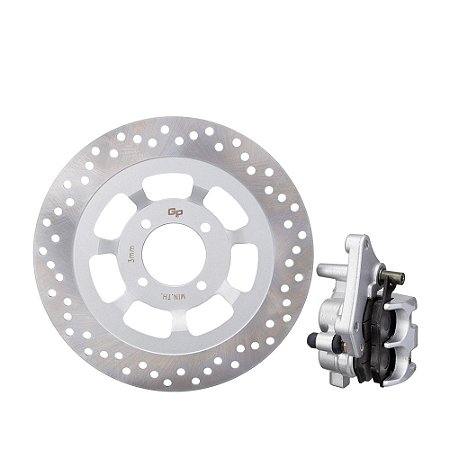 Disco C/ Caliper De Freio Dianteiro Gp7 Ybr 125 00/08
