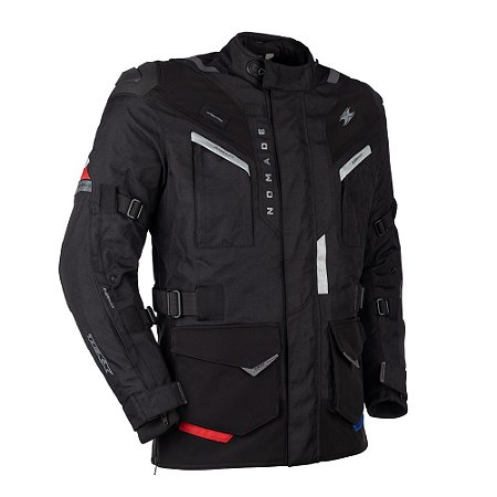 Jaqueta Texx Nomade Masc Pret Azul Verm    S