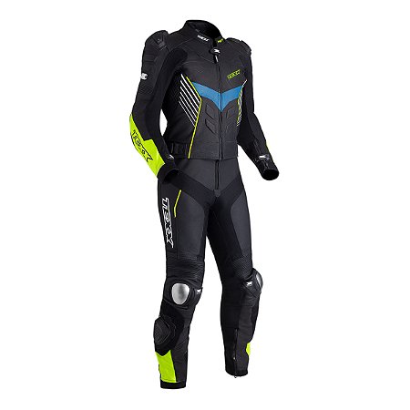 Macacao Texx 2 Pecas Pista Pret Azul Verd    S - 48