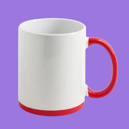 Caneca Alça e Base Colorida