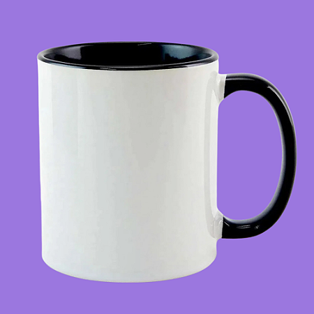 Caneca Alça e Interior Colorida